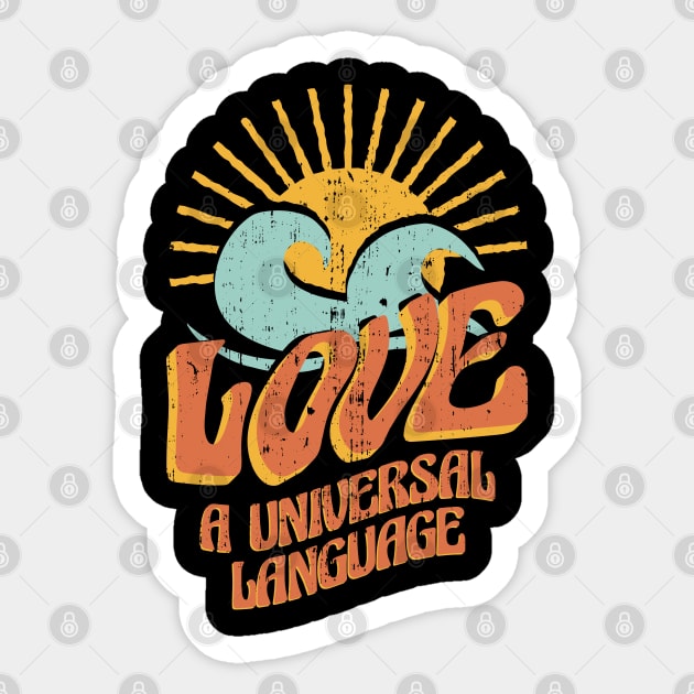 Love universal language Sticker by LR_Collections